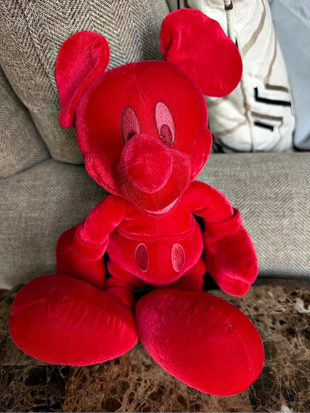 Disney Red Mickey Mouse Plush Toy